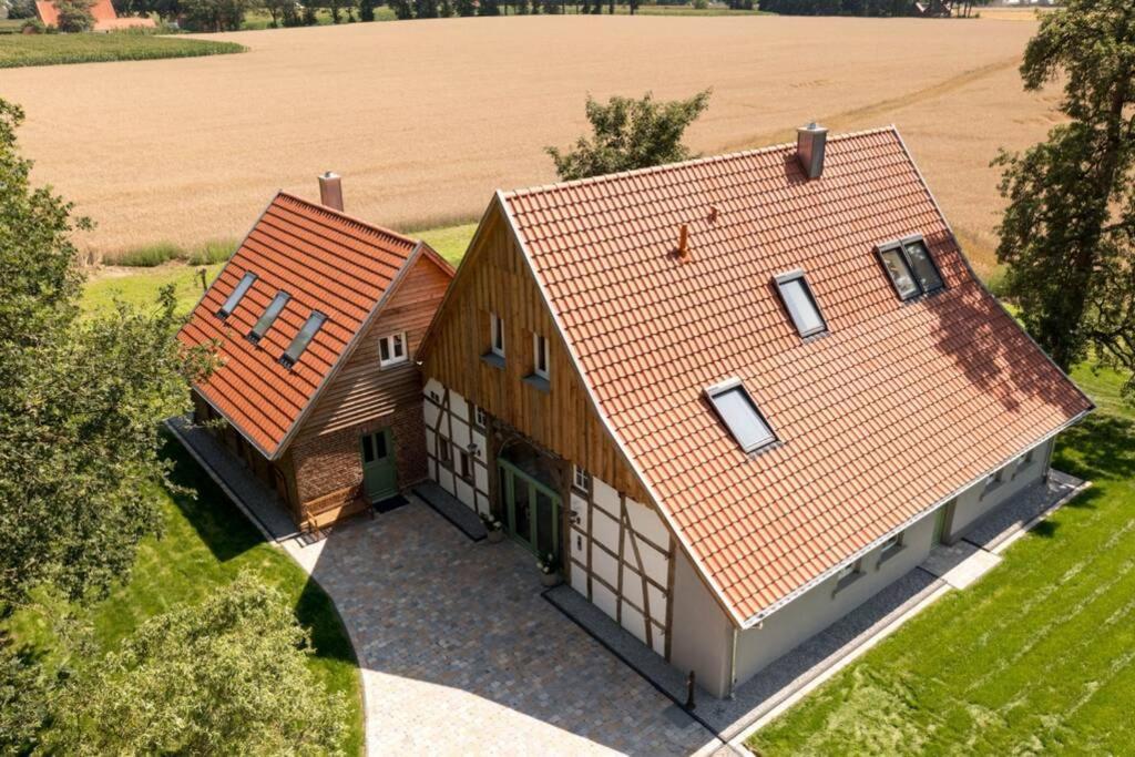 Zum Heuerling Ferienwohung Im Alten Stall Mit Sauna Versmold Εξωτερικό φωτογραφία
