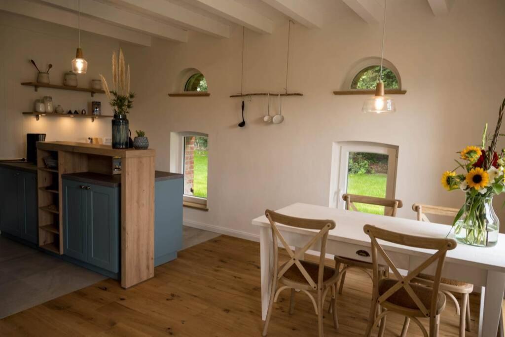 Zum Heuerling Ferienwohung Im Alten Stall Mit Sauna Versmold Εξωτερικό φωτογραφία